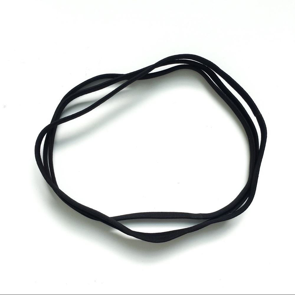 NWOT black elastic hair bands